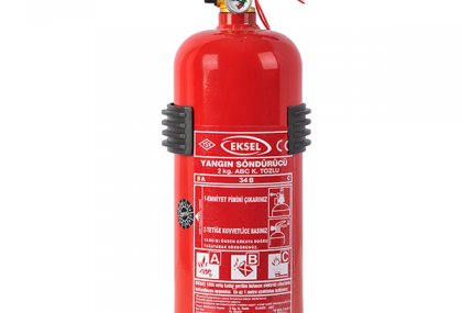 Kuru Kimyevi Tozlu Yangın Tüpleri 2kg MKM-TC2