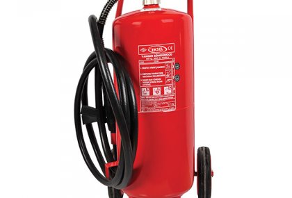 Kuru Kimyevi Tozlu Yangın Tüpleri 50kg Arabalı MKM-TC50